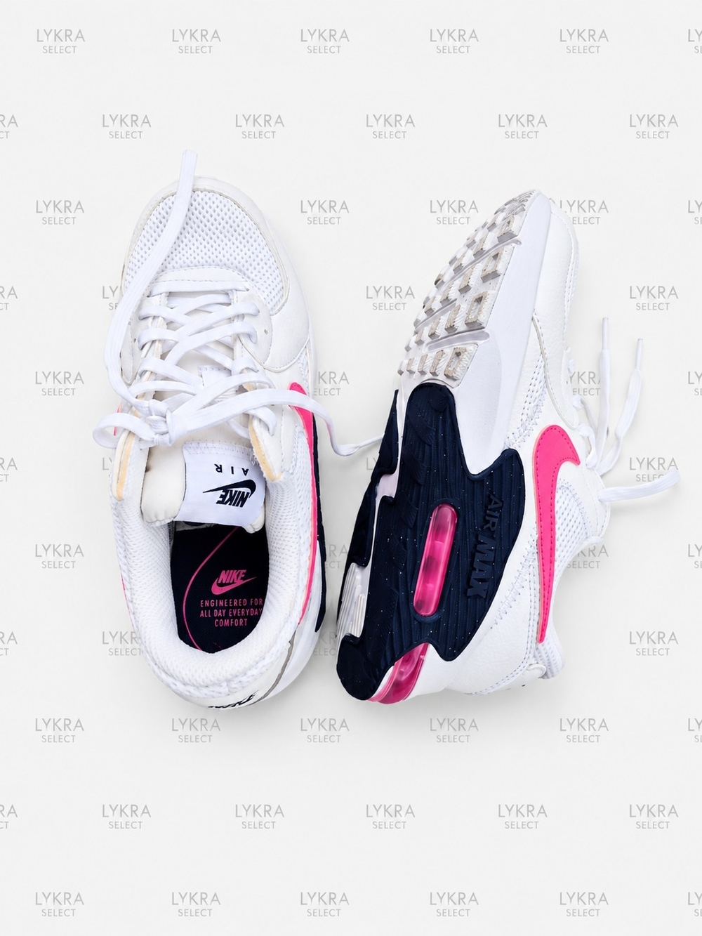 Nike White & Pink Women's Athletic Sneakers - Picture 5 of 7